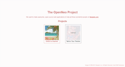 Desktop Screenshot of openneo.net