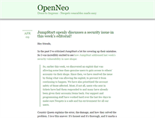 Tablet Screenshot of blog.openneo.net